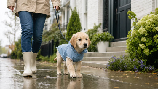 Puppy Rainy Day Walking Tips