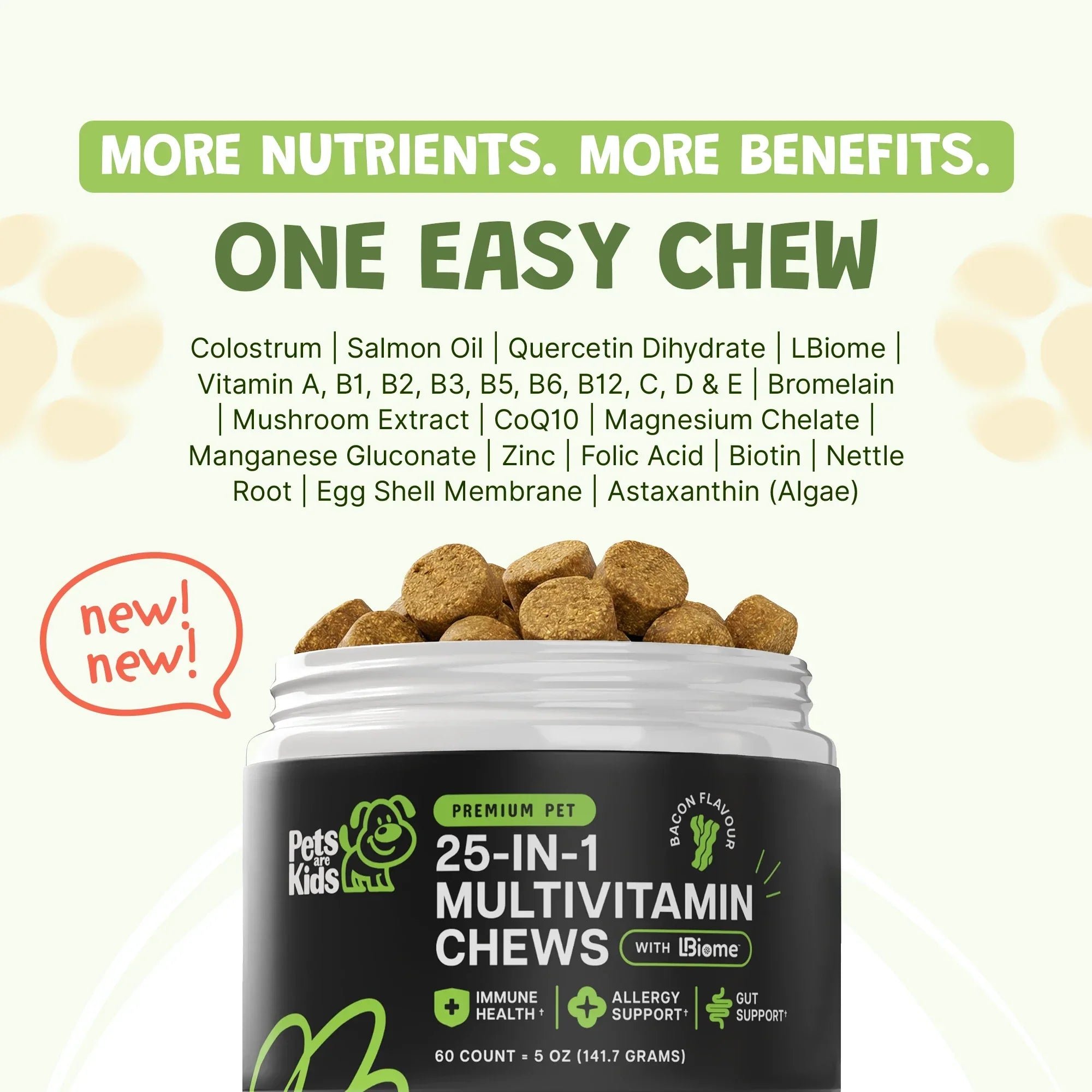 25-in-1 Allergy Relief Multivitamin Chews