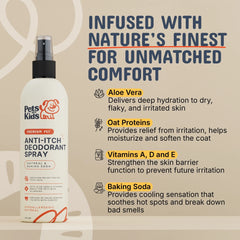 Premium Pet Anti-Itch Deodorant Spray