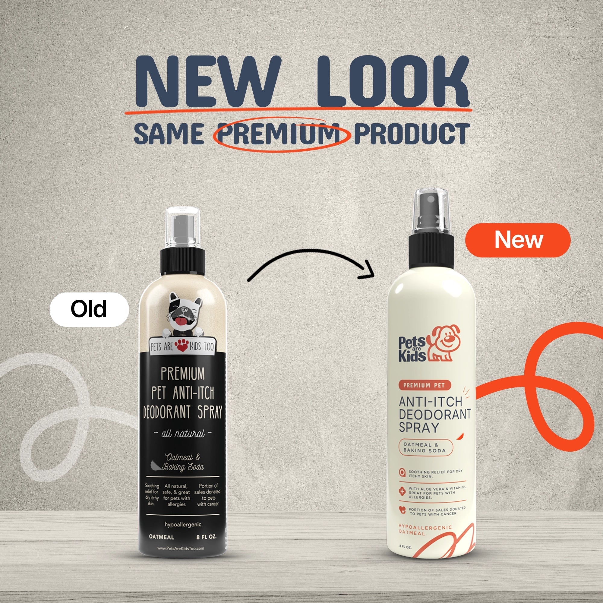 Premium Pet Anti-Itch Deodorant Spray